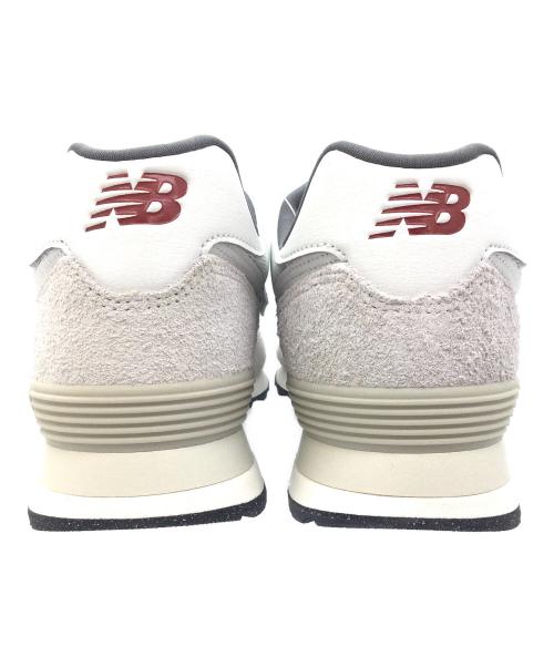 NEW BALANCE（ニューバランス）NEW BALANCE (ニューバランス) BEAMS (ビームス) U574SOR レッド×ホワイト サイズ:US10.5、UK10、EU44.5、JPN28.5の古着・服飾アイテム