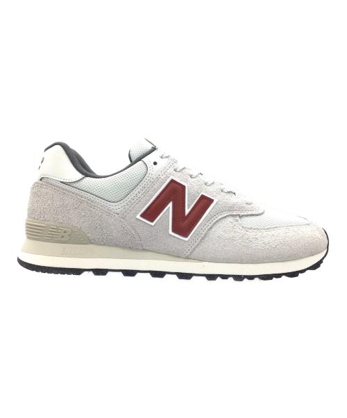 NEW BALANCE（ニューバランス）NEW BALANCE (ニューバランス) BEAMS (ビームス) U574SOR レッド×ホワイト サイズ:US10.5、UK10、EU44.5、JPN28.5の古着・服飾アイテム
