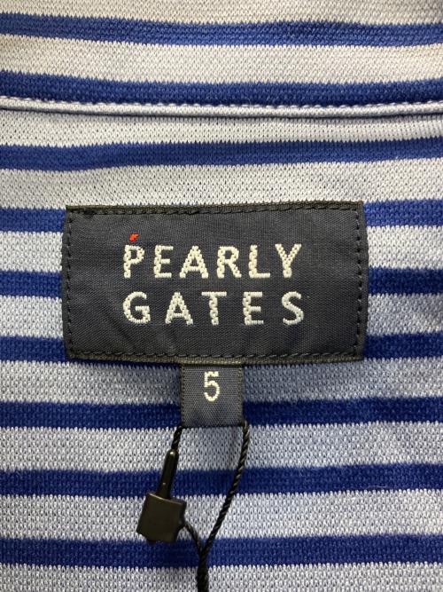 PEARLY GATES（パーリーゲイツ）PEARLY GATES (パーリーゲイツ) 長袖シャツ ブルースカイブルー サイズ:5の古着・服飾アイテム