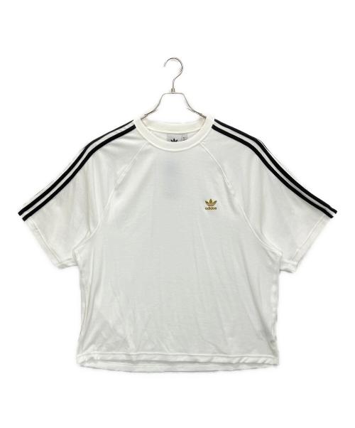 adidas（アディダス）adidas (アディダス) JX8978　半袖カットソー ホワイト サイズ:2XLの古着・服飾アイテム