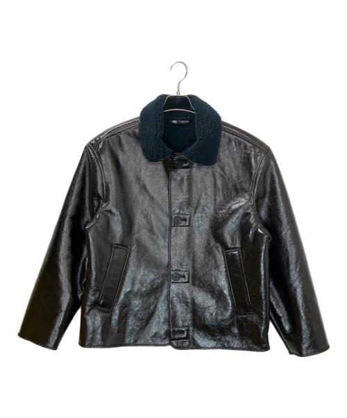 ZARA（ザラ）ZARA (ザラ) 中綿ジャケット ブラック サイズ:Lの古着・服飾アイテム