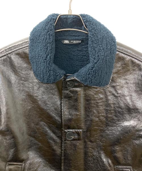 ZARA（ザラ）ZARA (ザラ) 中綿ジャケット ブラック サイズ:Lの古着・服飾アイテム
