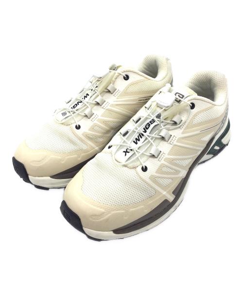 SALOMON（サロモン）SALOMON (サロモン) XT-WINGS 2 アイボリー×ベージュ サイズ:UK4.5、EUR37 1/3、USA W6、USA M5、CN235(2)、JP23の古着・服飾アイテム