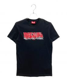 DIESEL（ディーゼル）の古着「半袖カットソー」｜ブラック