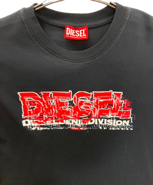 DIESEL（ディーゼル）DIESEL (ディーゼル) 半袖カットソー ブラック サイズ:Mの古着・服飾アイテム