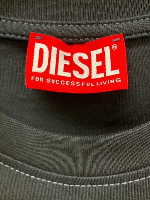 DIESEL（ディーゼル）DIESEL (ディーゼル) 半袖カットソー ブラック サイズ:Mの古着・服飾アイテム