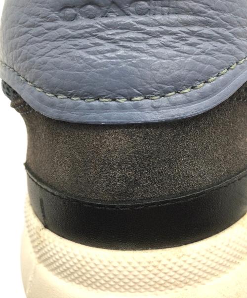 COACH（コーチ）COACH (コーチ) Tech Runner In Colorblock ブラック×ブルー サイズ:US8D、CN255()2.5、EUR41の古着・服飾アイテム