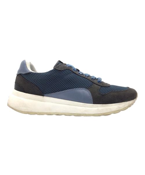 COACH（コーチ）COACH (コーチ) Tech Runner In Colorblock ブラック×ブルー サイズ:US8D、CN255()2.5、EUR41の古着・服飾アイテム
