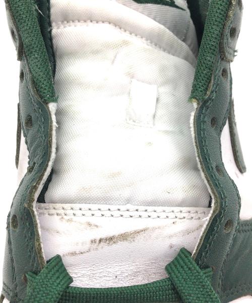 NIKE（ナイキ）NIKE (ナイキ) Dunk Low Retro ホワイト×グリーン サイズ:US9、UK8、EUR42.5、cm27、BR40.5、CN270(2.5)の古着・服飾アイテム
