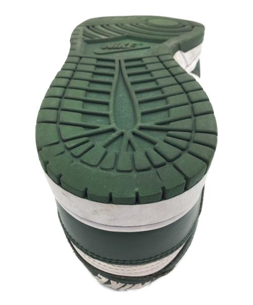 NIKE（ナイキ）NIKE (ナイキ) Dunk Low Retro ホワイト×グリーン サイズ:US9、UK8、EUR42.5、cm27、BR40.5、CN270(2.5)の古着・服飾アイテム