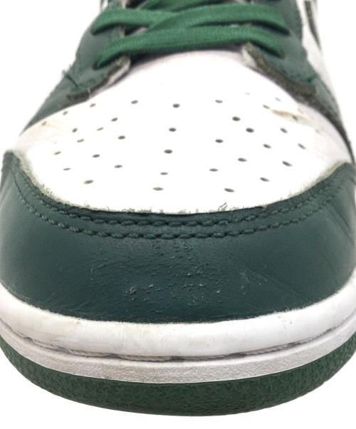 NIKE（ナイキ）NIKE (ナイキ) Dunk Low Retro ホワイト×グリーン サイズ:US9、UK8、EUR42.5、cm27、BR40.5、CN270(2.5)の古着・服飾アイテム