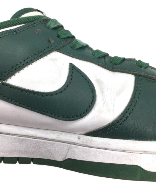 NIKE（ナイキ）NIKE (ナイキ) Dunk Low Retro ホワイト×グリーン サイズ:US9、UK8、EUR42.5、cm27、BR40.5、CN270(2.5)の古着・服飾アイテム