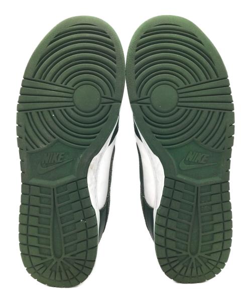 NIKE（ナイキ）NIKE (ナイキ) Dunk Low Retro ホワイト×グリーン サイズ:US9、UK8、EUR42.5、cm27、BR40.5、CN270(2.5)の古着・服飾アイテム