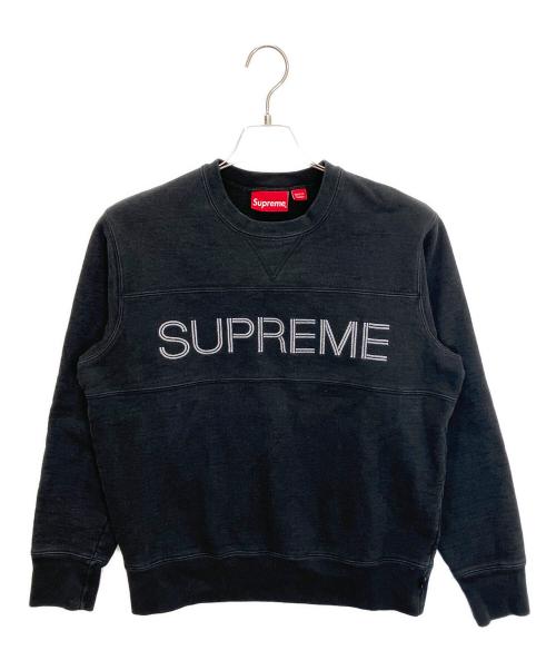 SUPREME（シュプリーム）SUPREME (シュプリーム) スウェット ブラック×ホワイト サイズ:Sの古着・服飾アイテム