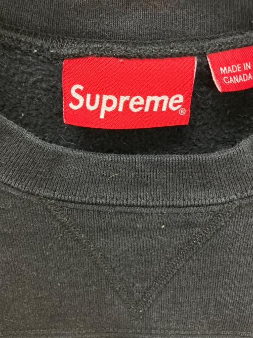 SUPREME（シュプリーム）SUPREME (シュプリーム) スウェット ブラック×ホワイト サイズ:Sの古着・服飾アイテム