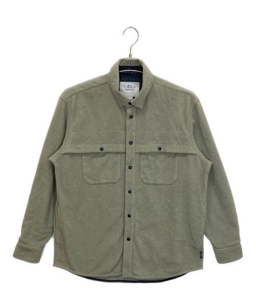 WOOLRICH（ウールリッチ）WOOLRICH (ウールリッチ) WJSI0026ED フリースシャツ グレー サイズ:Mの古着・服飾アイテム