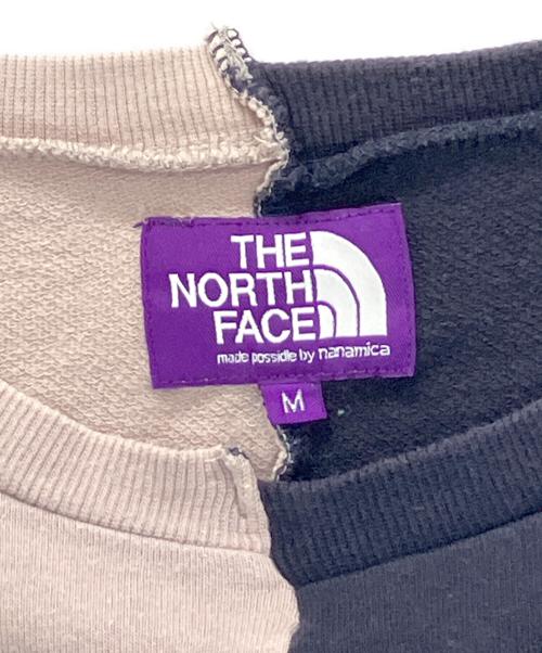 THE NORTHFACE PURPLELABEL（ザ・ノースフェイス パープルレーベル）THE NORTHFACE PURPLELABEL (ザ・ノースフェイス パープルレーベル) NT3916N　半袖カットソー グレー×ネイビー×オリーブ サイズ:Mの古着・服飾アイテム