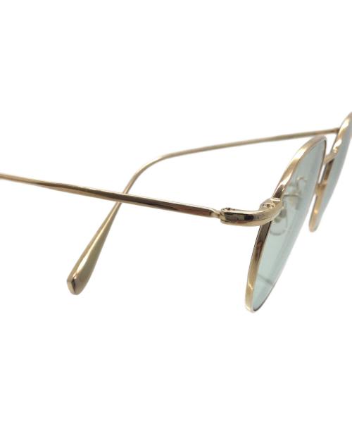 UNITED ARROWS（ユナイテッドアローズ）UNITED ARROWS (ユナイテッドアローズ) 金子眼鏡 (カネコガンキョウ) サングラス ゴールドの古着・服飾アイテム