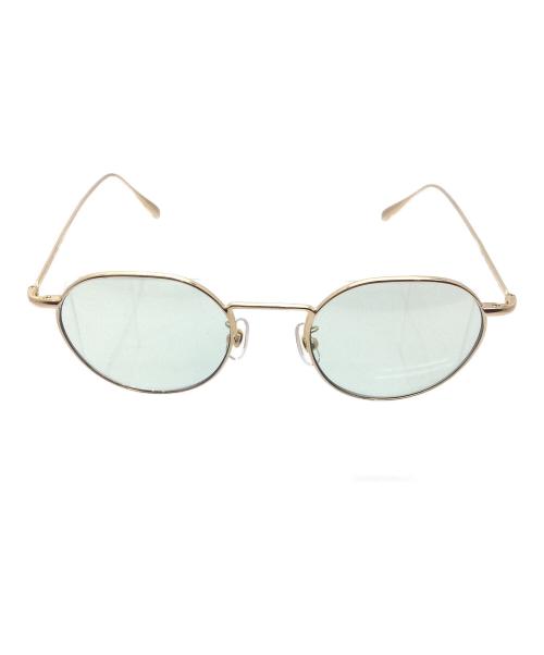 UNITED ARROWS（ユナイテッドアローズ）UNITED ARROWS (ユナイテッドアローズ) 金子眼鏡 (カネコガンキョウ) サングラス ゴールドの古着・服飾アイテム