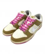 NIKEナイキ）の古着「Dunk Low "Just Do It"」｜アイボリー×ブラウン×ピンク