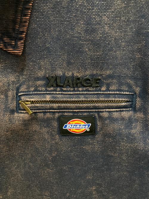 X-LARGE（エクストララージ）X-LARGE (エクストララージ) Dickies (ディッキーズ) 101231021020　オーバーダイワークジャケット ネイビー サイズ:Lの古着・服飾アイテム