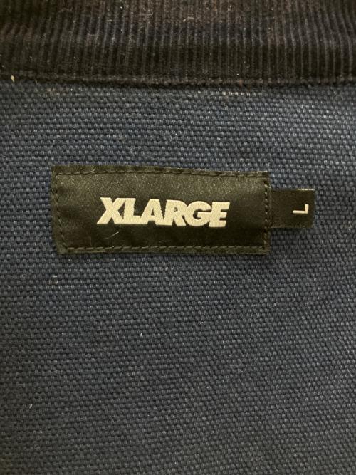 X-LARGE（エクストララージ）X-LARGE (エクストララージ) Dickies (ディッキーズ) 101231021020　オーバーダイワークジャケット ネイビー サイズ:Lの古着・服飾アイテム