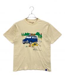 go slow caravan×NISSAN（ゴースローキャラバン×ニッサン）の古着「半袖カットソー」｜ベージュ