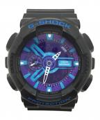 CASIOカシオ）の古着「G-SHOCK GA-110HC」｜パープル×ブラック