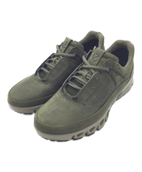 ECCO（エコー）ECCO (エコー) Multi-Vent Men GORE-TEX カーキ サイズ:EU41、US7-7.5、UK7.5、CN260(2.5)の古着・服飾アイテム