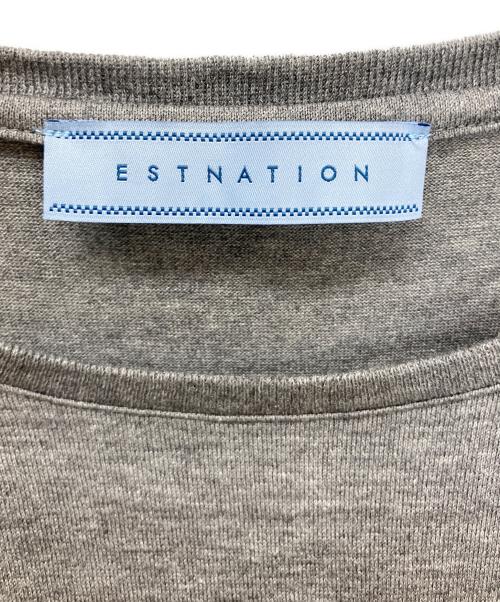 ESTNATION（エストネーション）ESTNATION (エストネーション) 99-200-13-080023　半袖カットソー グレー サイズ:Mの古着・服飾アイテム