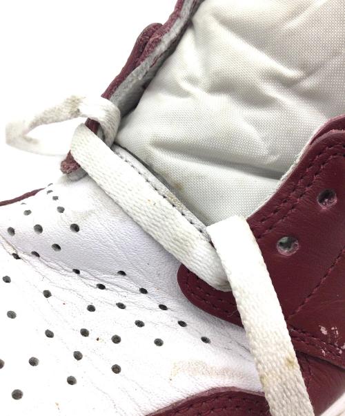 NIKE（ナイキ）NIKE (ナイキ) Air Jordan 1 Retro High OG ホワイト×レッド サイズ:US9、UK8、EUR42.5、cm27、BR40.5、CN270(2.5)の古着・服飾アイテム