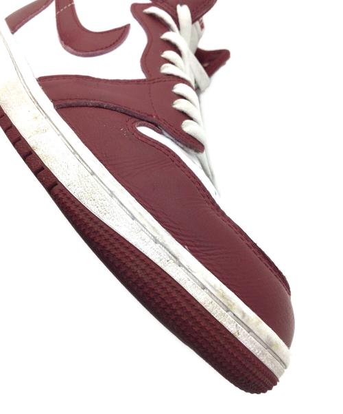 NIKE（ナイキ）NIKE (ナイキ) Air Jordan 1 Retro High OG ホワイト×レッド サイズ:US9、UK8、EUR42.5、cm27、BR40.5、CN270(2.5)の古着・服飾アイテム