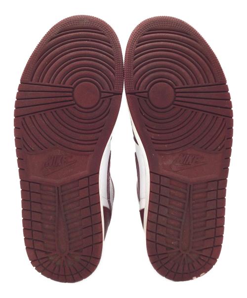 NIKE（ナイキ）NIKE (ナイキ) Air Jordan 1 Retro High OG ホワイト×レッド サイズ:US9、UK8、EUR42.5、cm27、BR40.5、CN270(2.5)の古着・服飾アイテム
