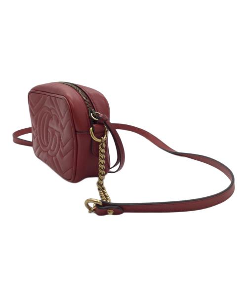 GUCCI（グッチ）GUCCI (グッチ) ショルダーバッグ レッドの古着・服飾アイテム