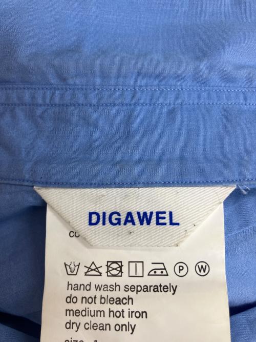 digawel（ディガウェル）digawel (ディガウェル) 長袖シャツ スカイブルー サイズ:1の古着・服飾アイテム