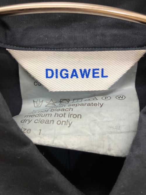 digawel（ディガウェル）digawel (ディガウェル) 長袖シャツ ブラック サイズ:1の古着・服飾アイテム
