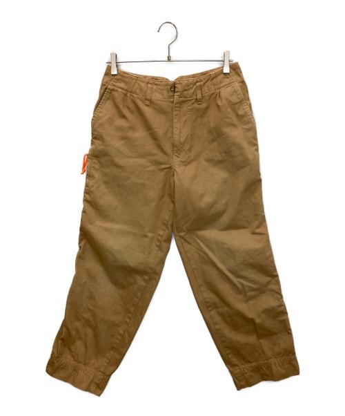 kolor/BEACON（カラービーコン）kolor/BEACON (カラービーコン) PORTER (ポーター) 17S3M-P26143S　タックパンツ ブラウン サイズ:1の古着・服飾アイテム