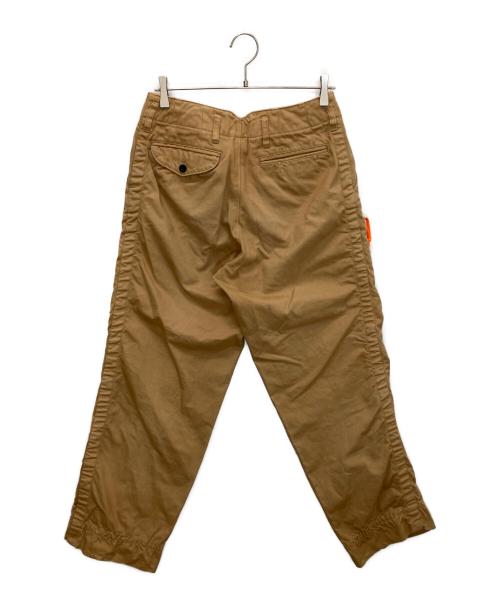 kolor/BEACON（カラービーコン）kolor/BEACON (カラービーコン) PORTER (ポーター) 17S3M-P26143S　タックパンツ ブラウン サイズ:1の古着・服飾アイテム