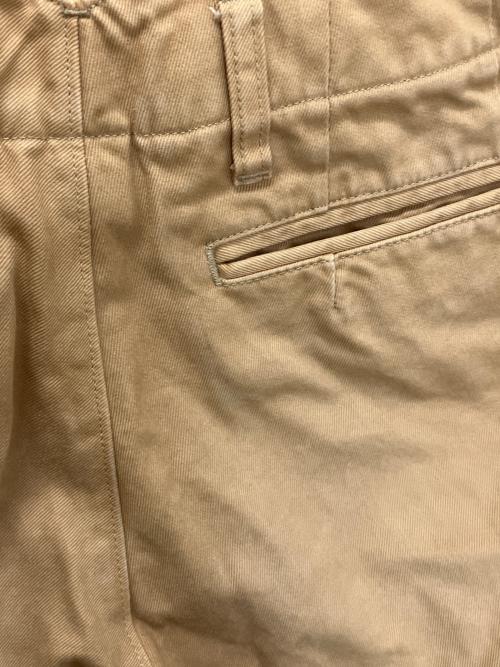 kolor/BEACON（カラービーコン）kolor/BEACON (カラービーコン) PORTER (ポーター) 17S3M-P26143S　タックパンツ ブラウン サイズ:1の古着・服飾アイテム