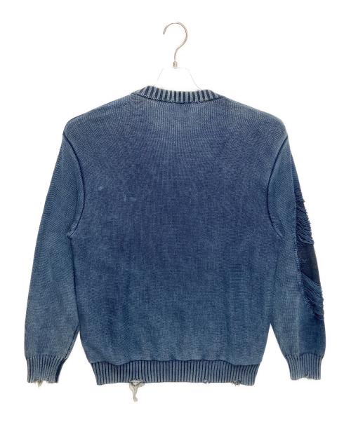 DIESEL（ディーゼル）DIESEL (ディーゼル) A15478 厚手ニット ネイビー サイズ:Sの古着・服飾アイテム