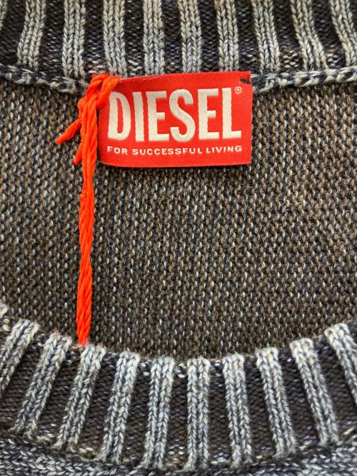 DIESEL（ディーゼル）DIESEL (ディーゼル) A15478 厚手ニット ネイビー サイズ:Sの古着・服飾アイテム