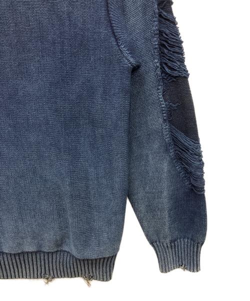 DIESEL（ディーゼル）DIESEL (ディーゼル) A15478 厚手ニット ネイビー サイズ:Sの古着・服飾アイテム