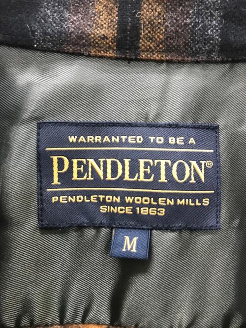 PENDLETON（ペンドルトン）PENDLETON (ペンドルトン) 5575-2213　長袖シャツ ブラウン×グレー×ブラック サイズ:Mの古着・服飾アイテム