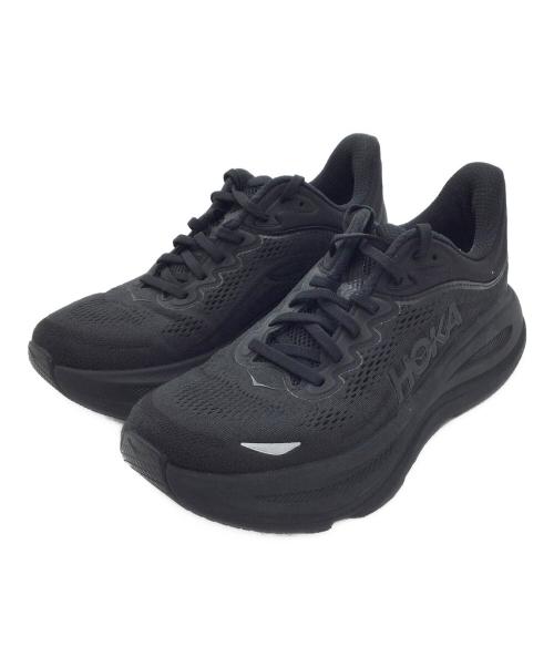HOKA（ホカ）HOKA (ホカ) ローカットスニーカー ブラック サイズ:US8D、UK7.5、EUR41 1/3、cm26の古着・服飾アイテム