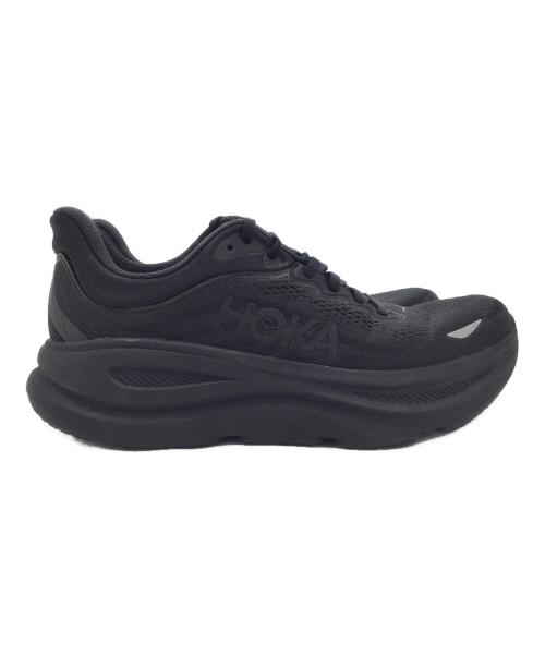 HOKA（ホカ）HOKA (ホカ) ローカットスニーカー ブラック サイズ:US8D、UK7.5、EUR41 1/3、cm26の古着・服飾アイテム