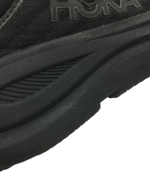 HOKA（ホカ）HOKA (ホカ) ローカットスニーカー ブラック サイズ:US8D、UK7.5、EUR41 1/3、cm26の古着・服飾アイテム