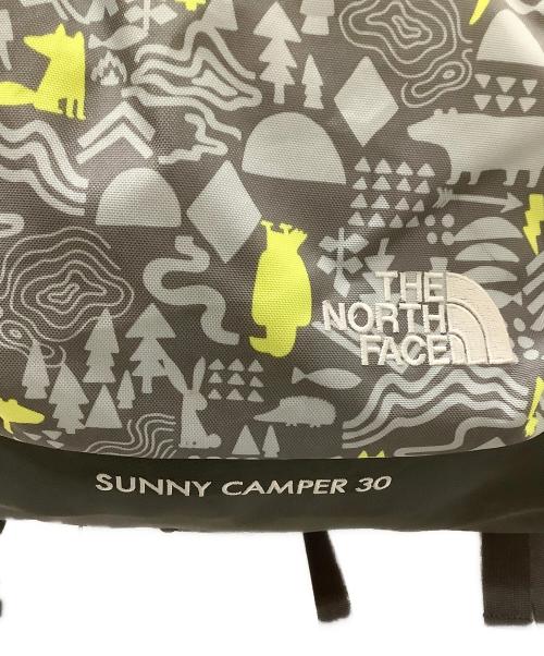 THE NORTH FACE（ザ ノース フェイス）THE NORTH FACE (ザ ノース フェイス) リュック グレー×イエローの古着・服飾アイテム