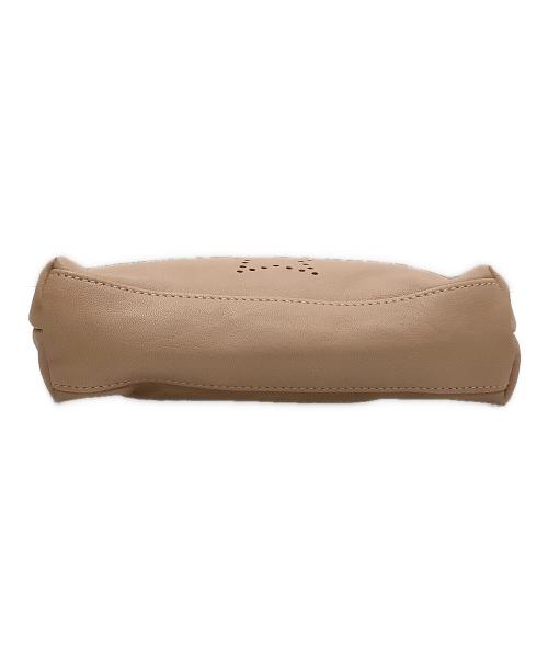 LONGCHAMP（ロンシャン）LONGCHAMP (ロンシャン) ミニショルダーバッグ ブラウン×ベージュの古着・服飾アイテム