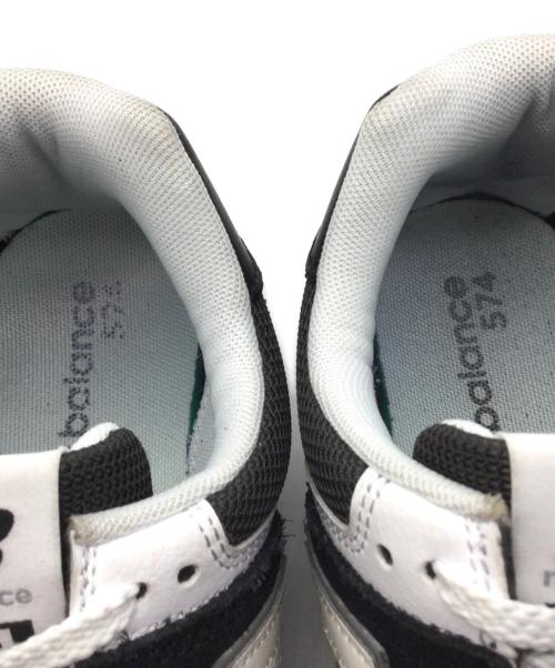 NEW BALANCE（ニューバランス）NEW BALANCE (ニューバランス) U574 5MX ホワイト×ブラック サイズ:US8.5、UK8、EU42、JPN26.5の古着・服飾アイテム