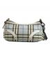 BURBERRY (バーバリー) ショルダーバッグ スカイブルー×ホワイト：12000円